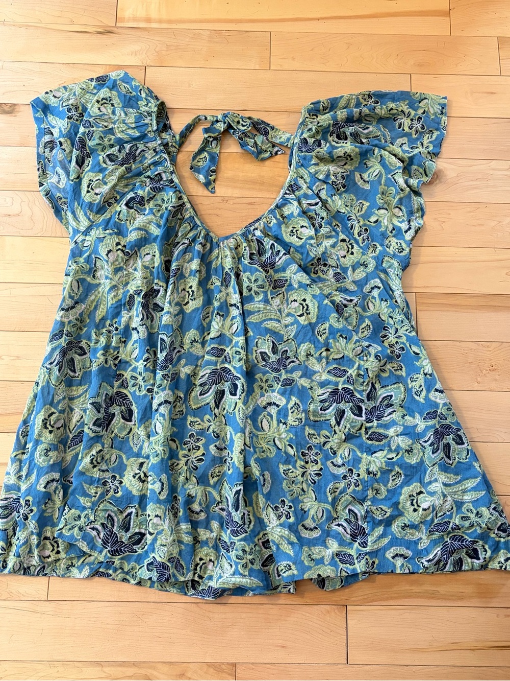 NWT Free People Kauai Getaway Printed Tunic size large - Picture 3 of 8